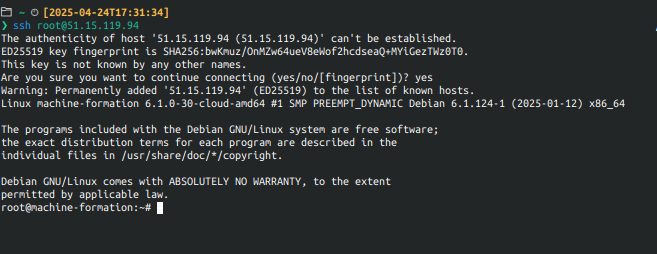 Connexion SSH