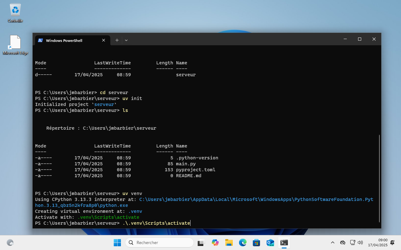 Installation windows