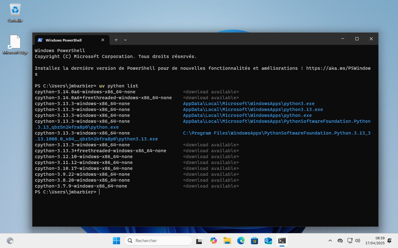 Installation windows